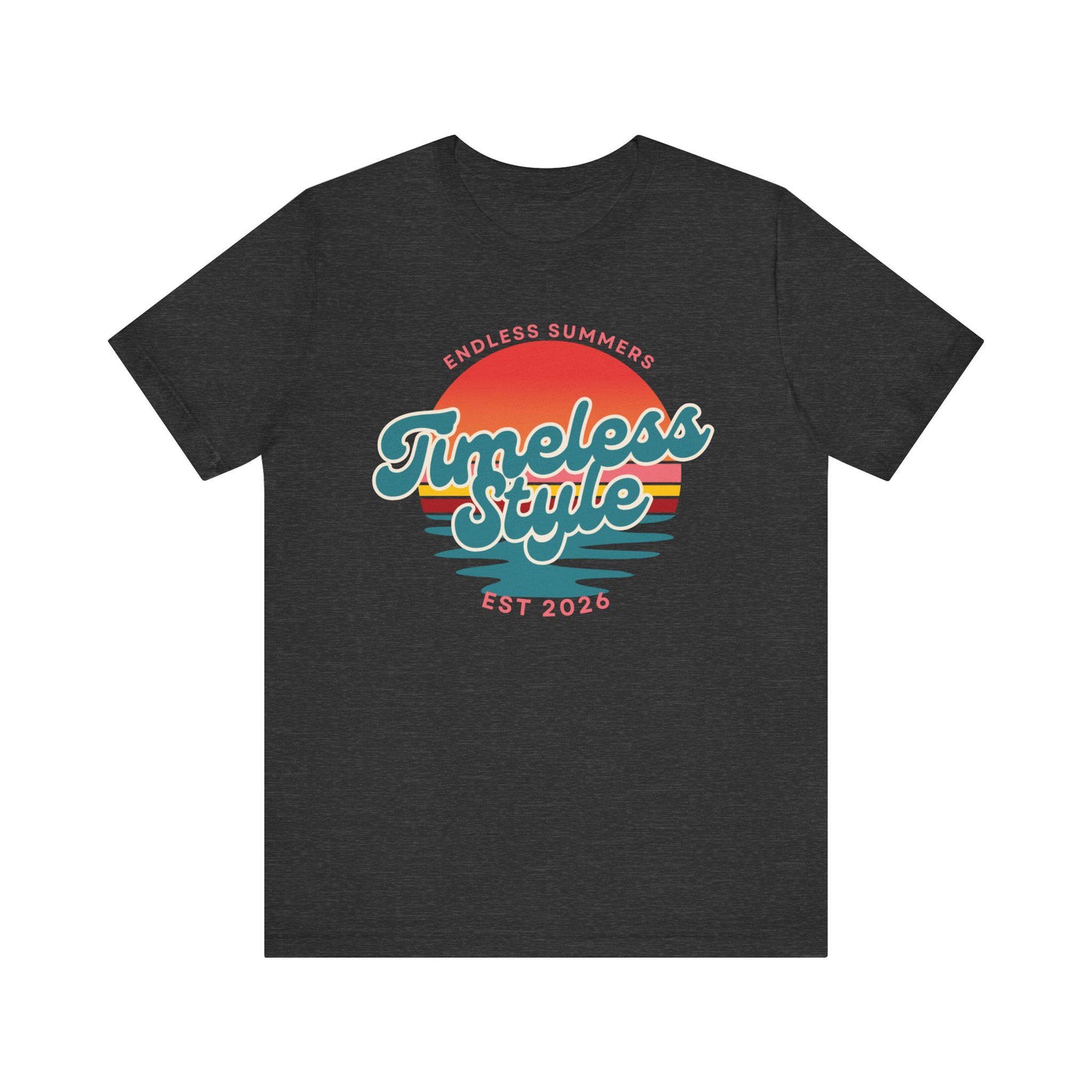 Timeless Style retro sunset graphic Tee | Endless Summers est. 2026