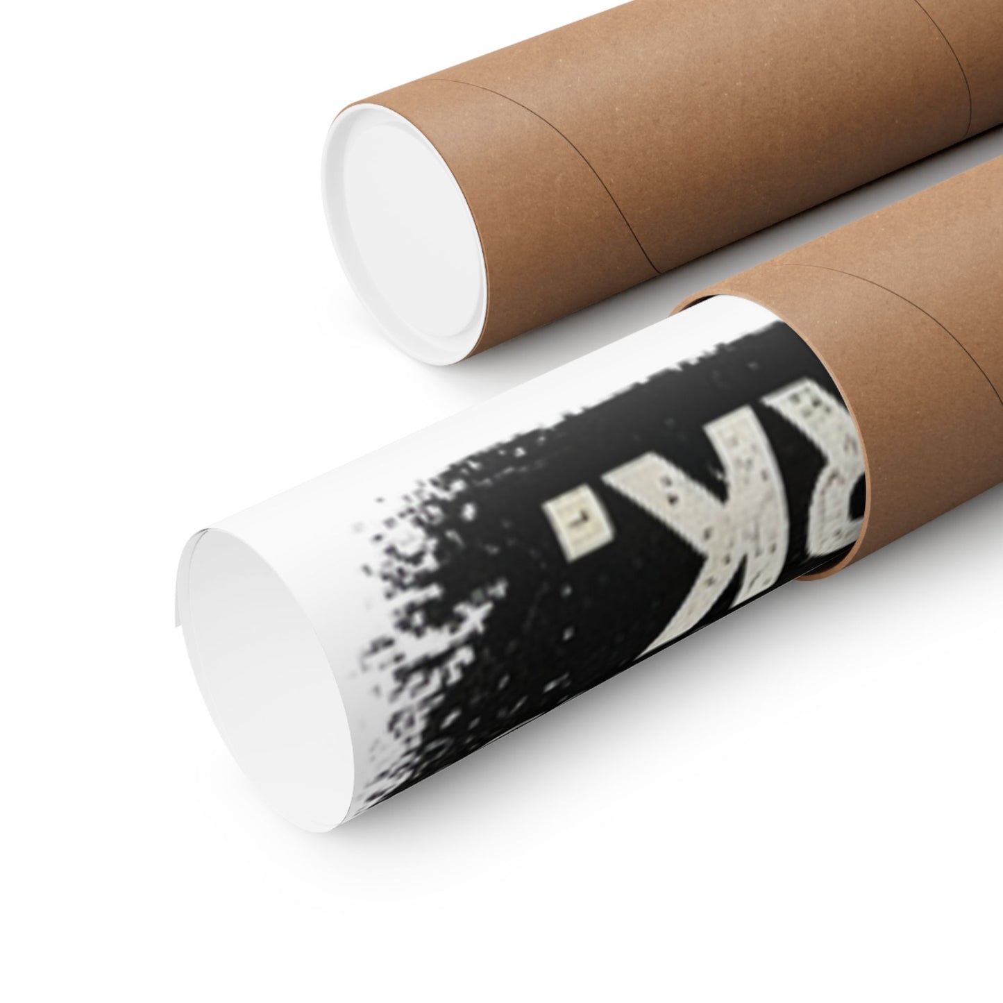 Motivational Fitness Poster - "No Excuses. Just Work." Matte Vertical Wall Art