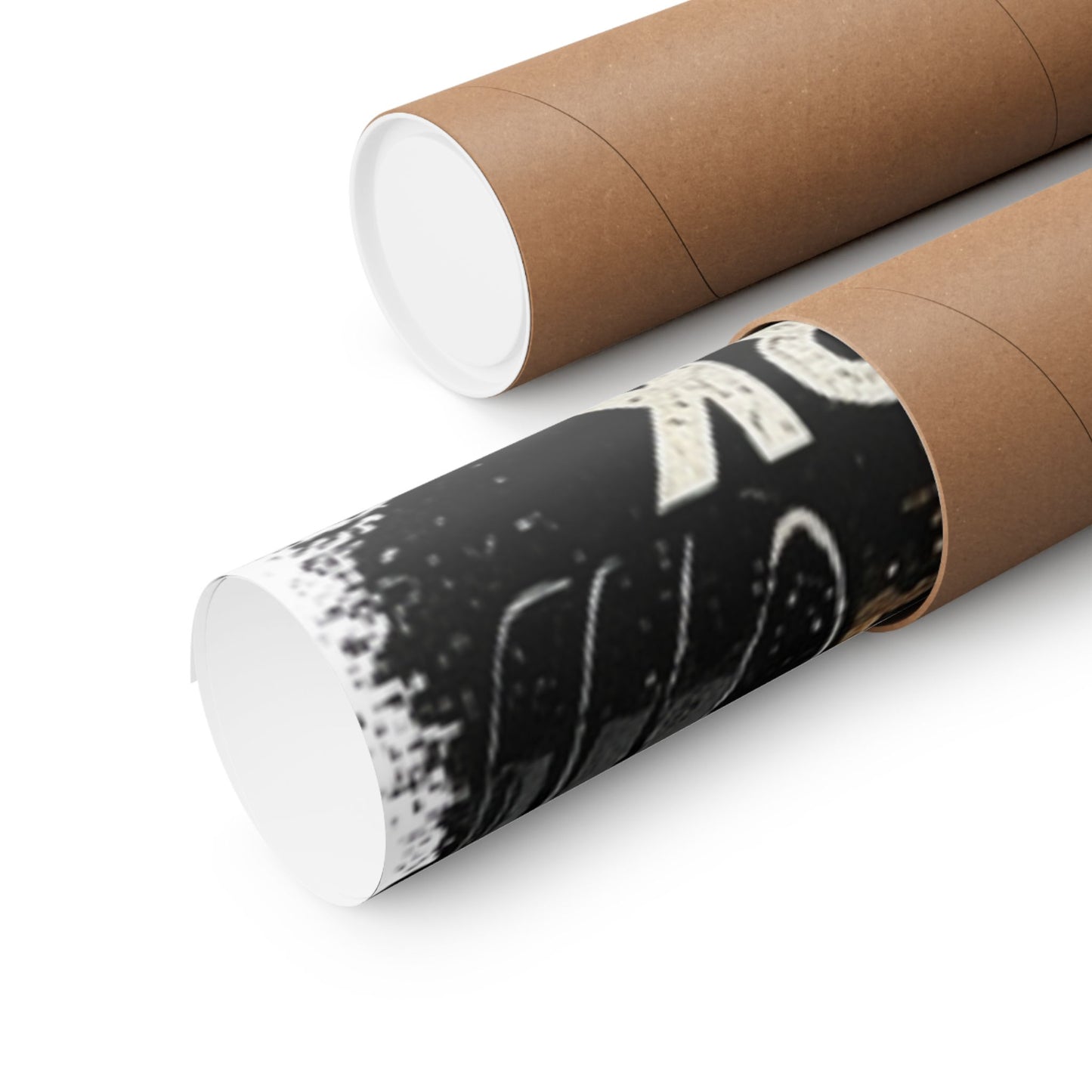 Motivational Fitness Poster - "No Excuses. Just Work." Matte Vertical Wall Art