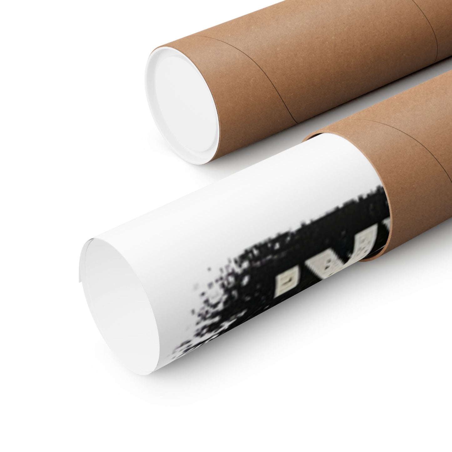 Motivational Fitness Poster - "No Excuses. Just Work." Matte Vertical Wall Art