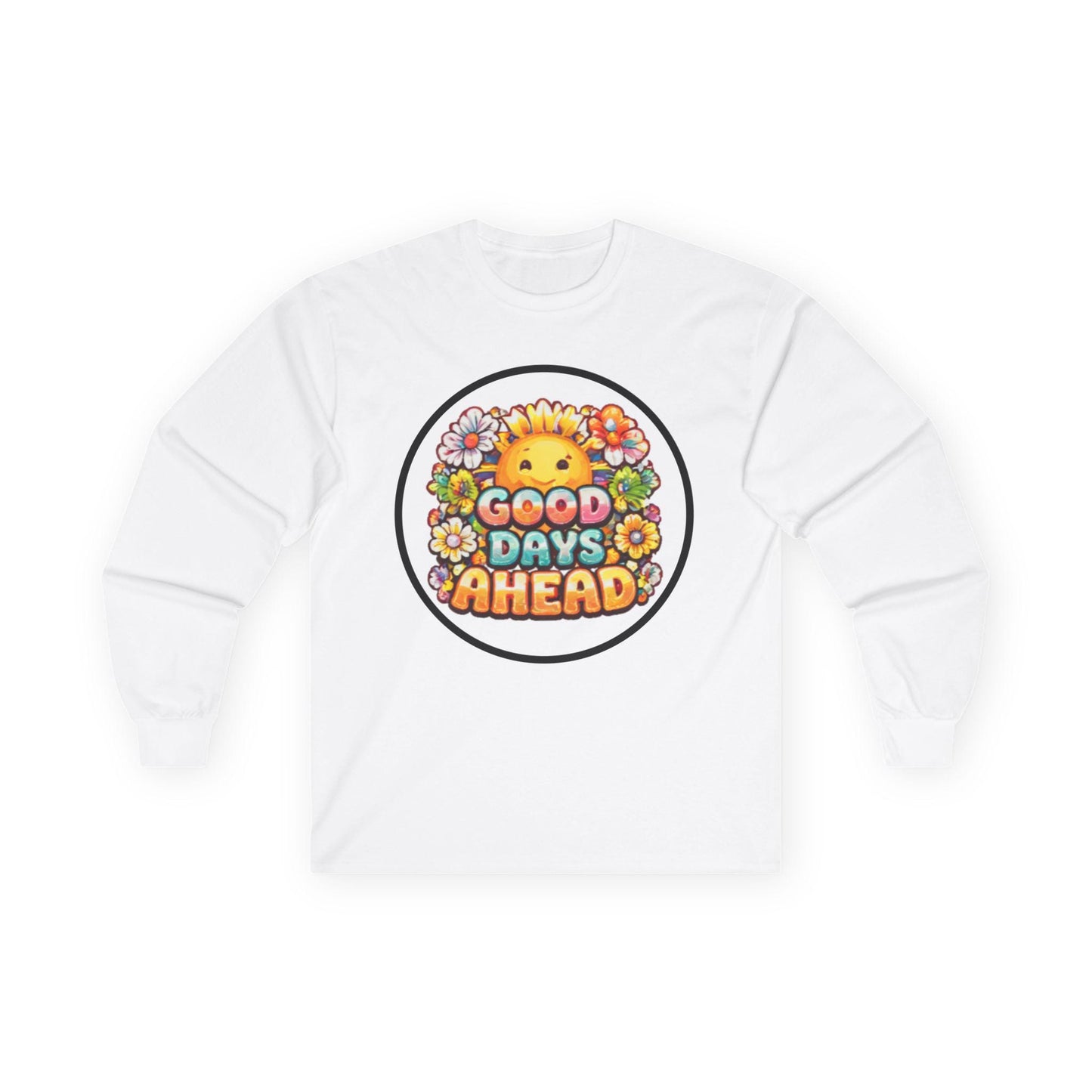 Good Days Ahead Sunshine Floral graphic tee | Long Sleeve Tee