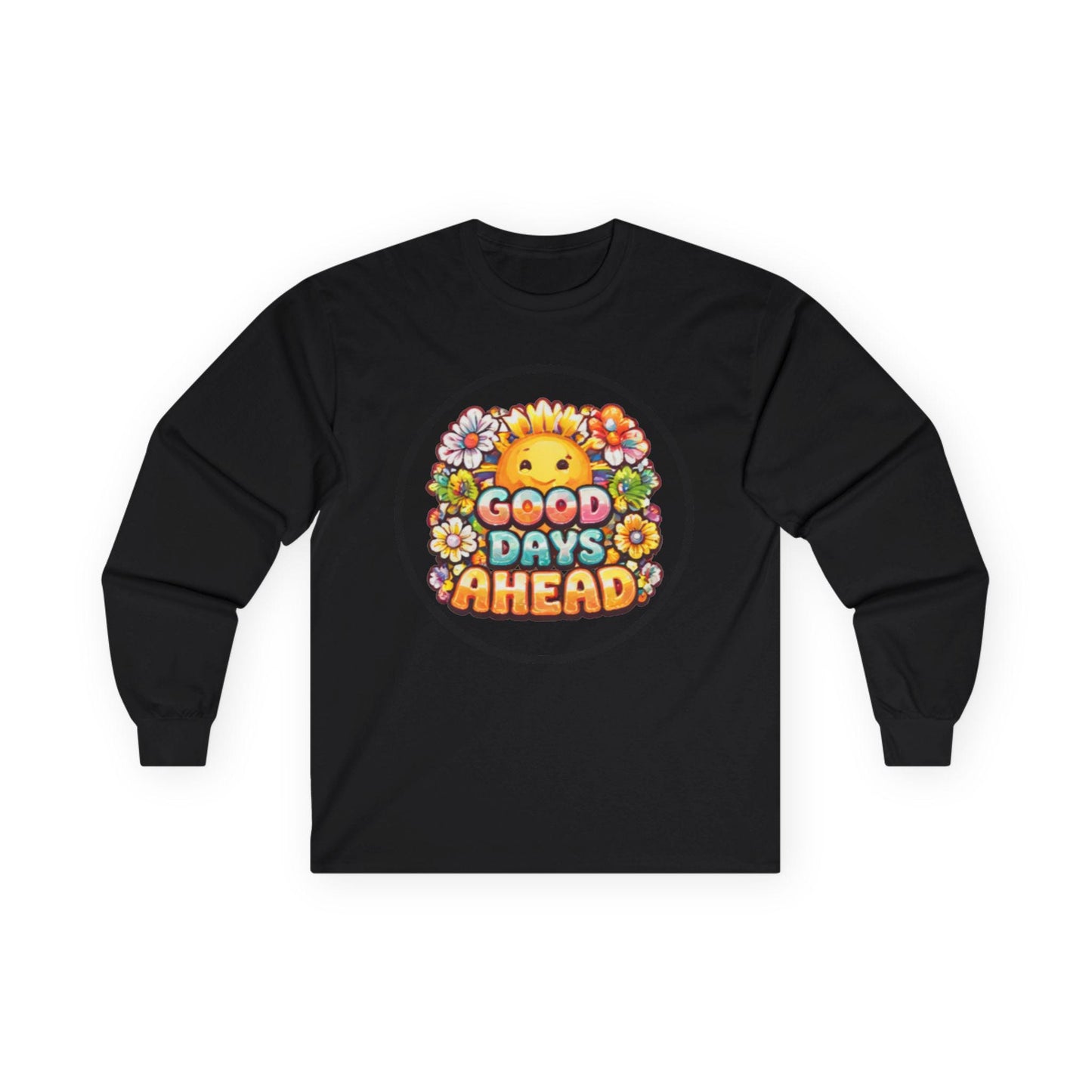 Good Days Ahead Sunshine Floral graphic tee | Long Sleeve Tee