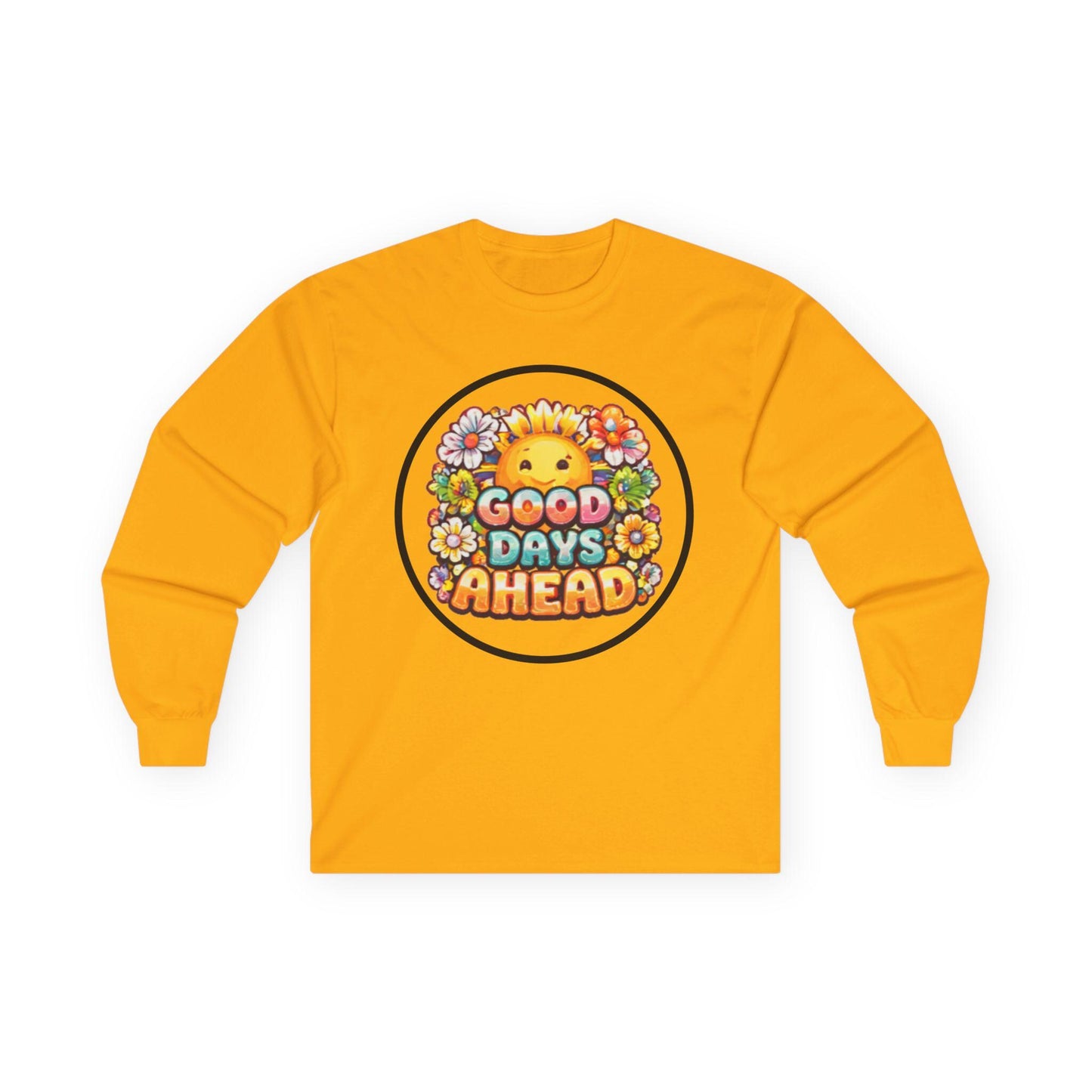Good Days Ahead Sunshine Floral graphic tee | Long Sleeve Tee
