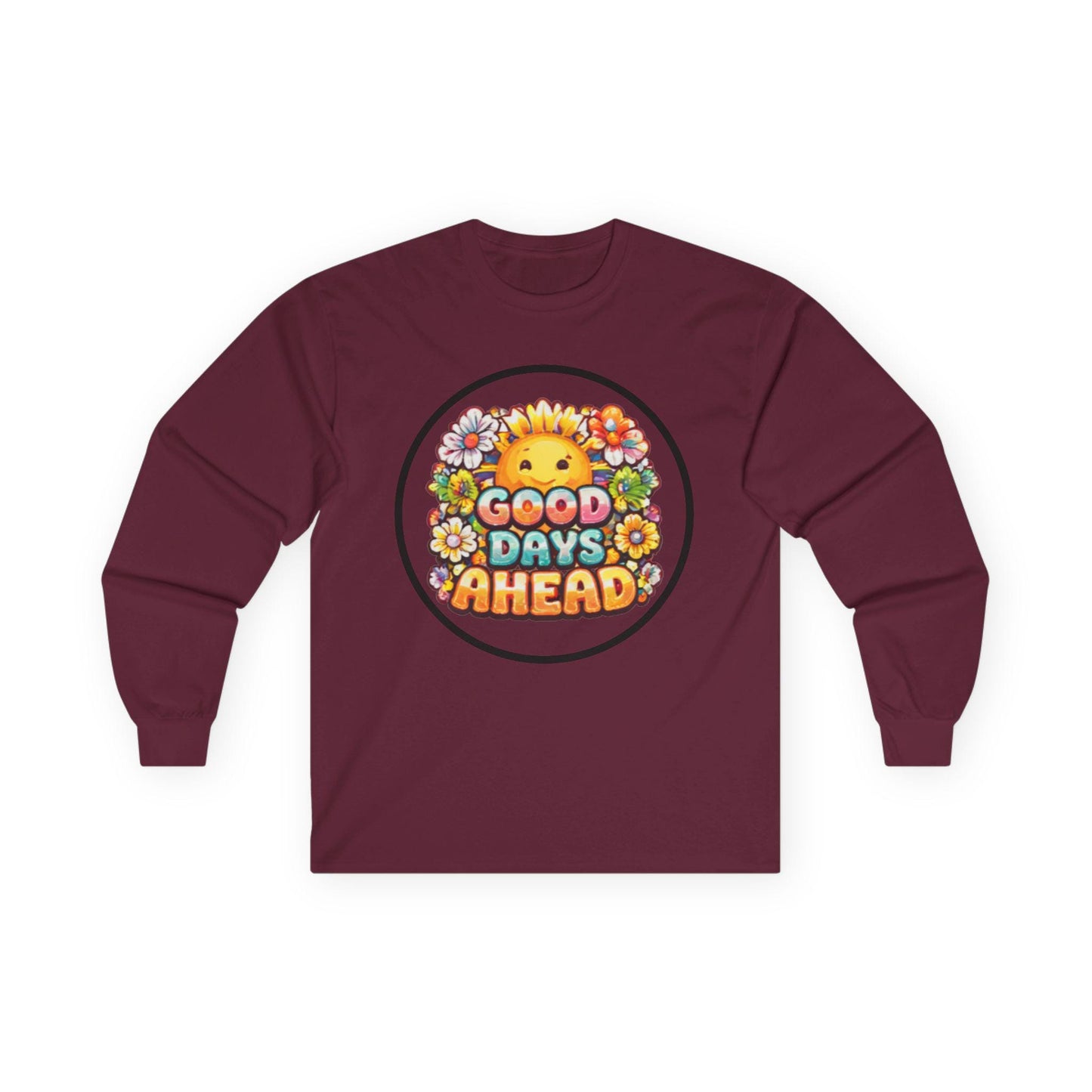 Good Days Ahead Sunshine Floral graphic tee | Long Sleeve Tee