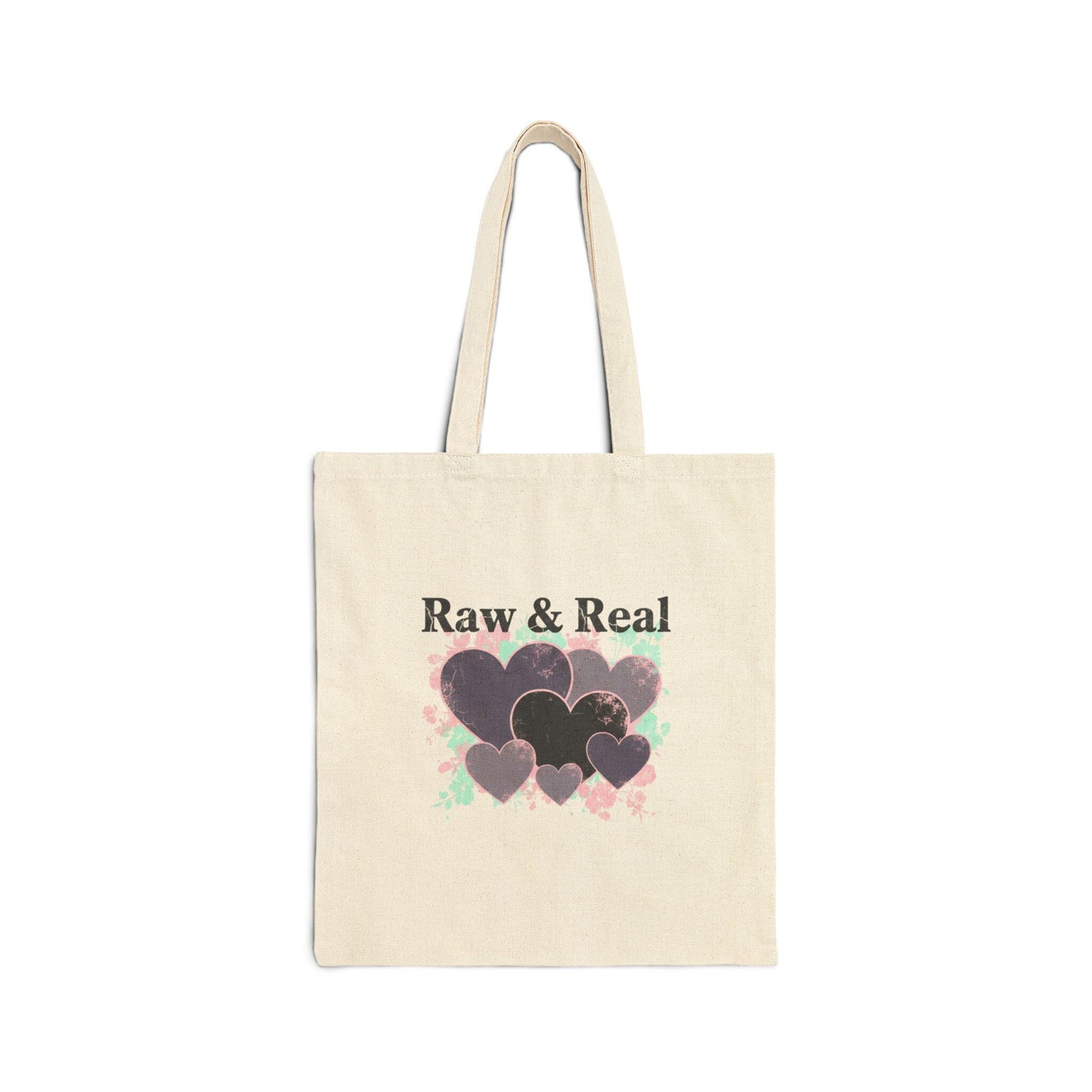 Raw & Real Cotton Canvas Tote Bag