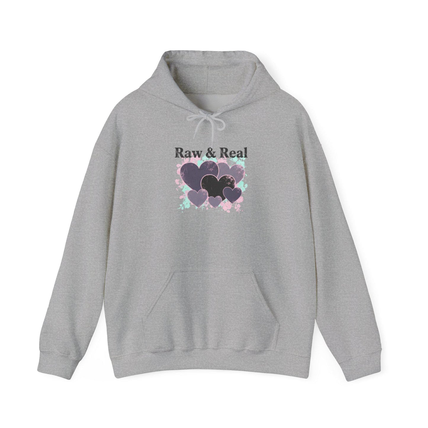 Raw & Real Unisex Heavy Blend Hooded Sweatshirt