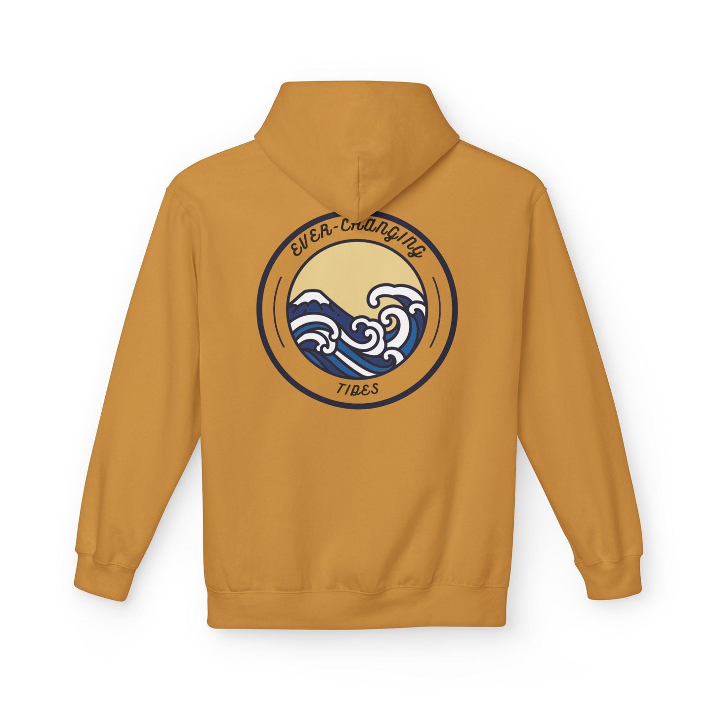 Ever Craving Vibes Hoodie | Retro Wave Ocean Circle Design