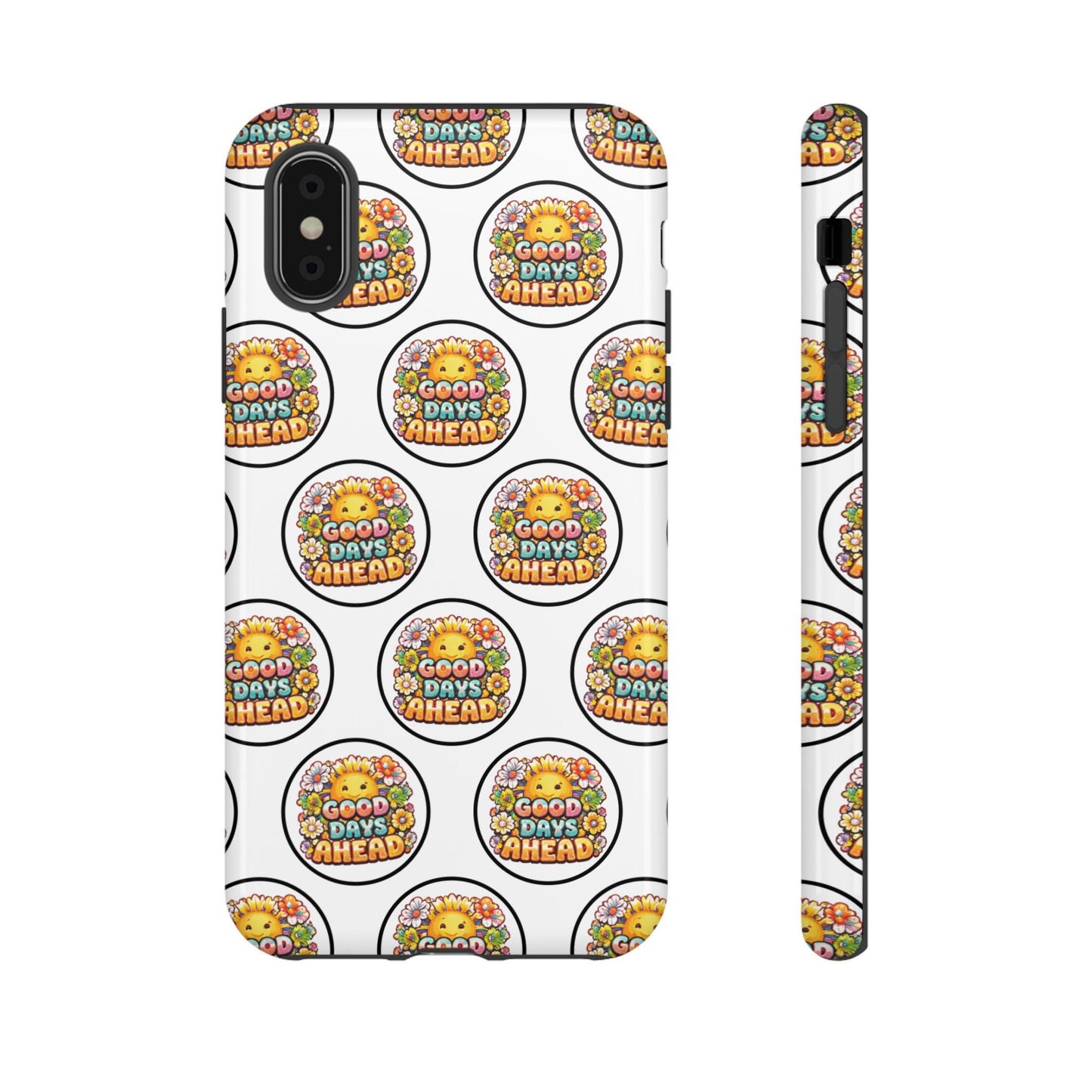 Phone Case Good Days Ahead' Retro Sun Pattern