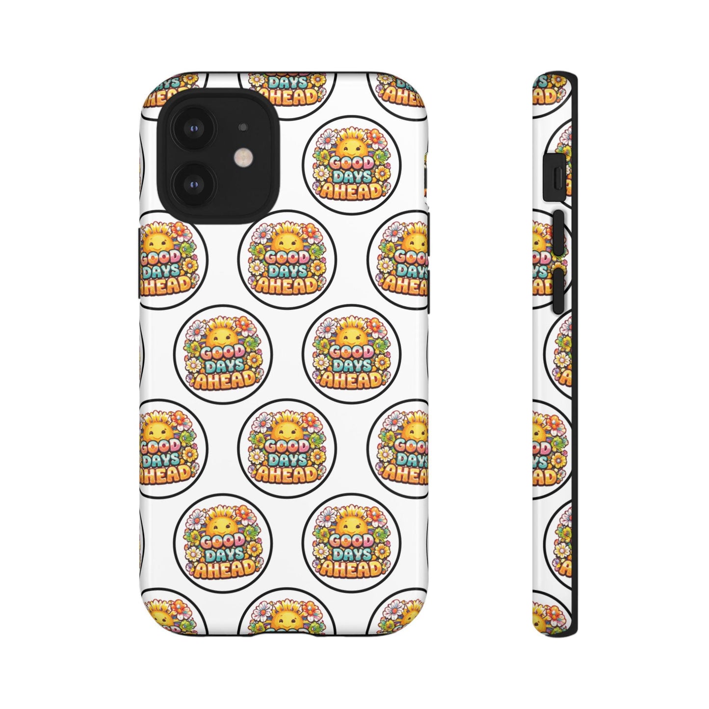 Phone Case Good Days Ahead' Retro Sun Pattern