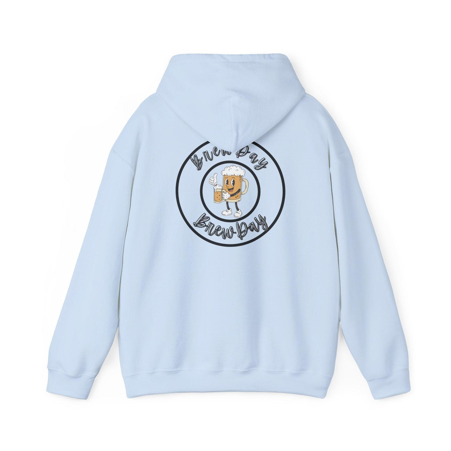 Brew Day Coffee Mug Logo Hoodie - Cozy Embroidered Sweatshirt