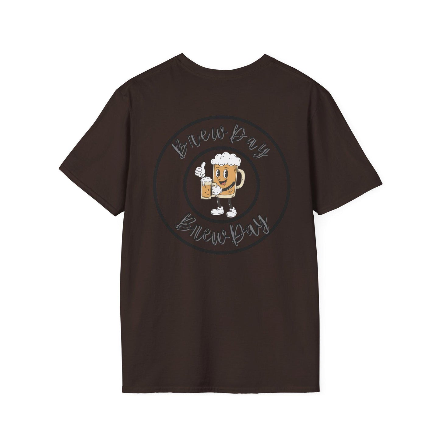 Brew Day T-Shirt: Beer Mug Graphic, Ring-Spun Cotton
