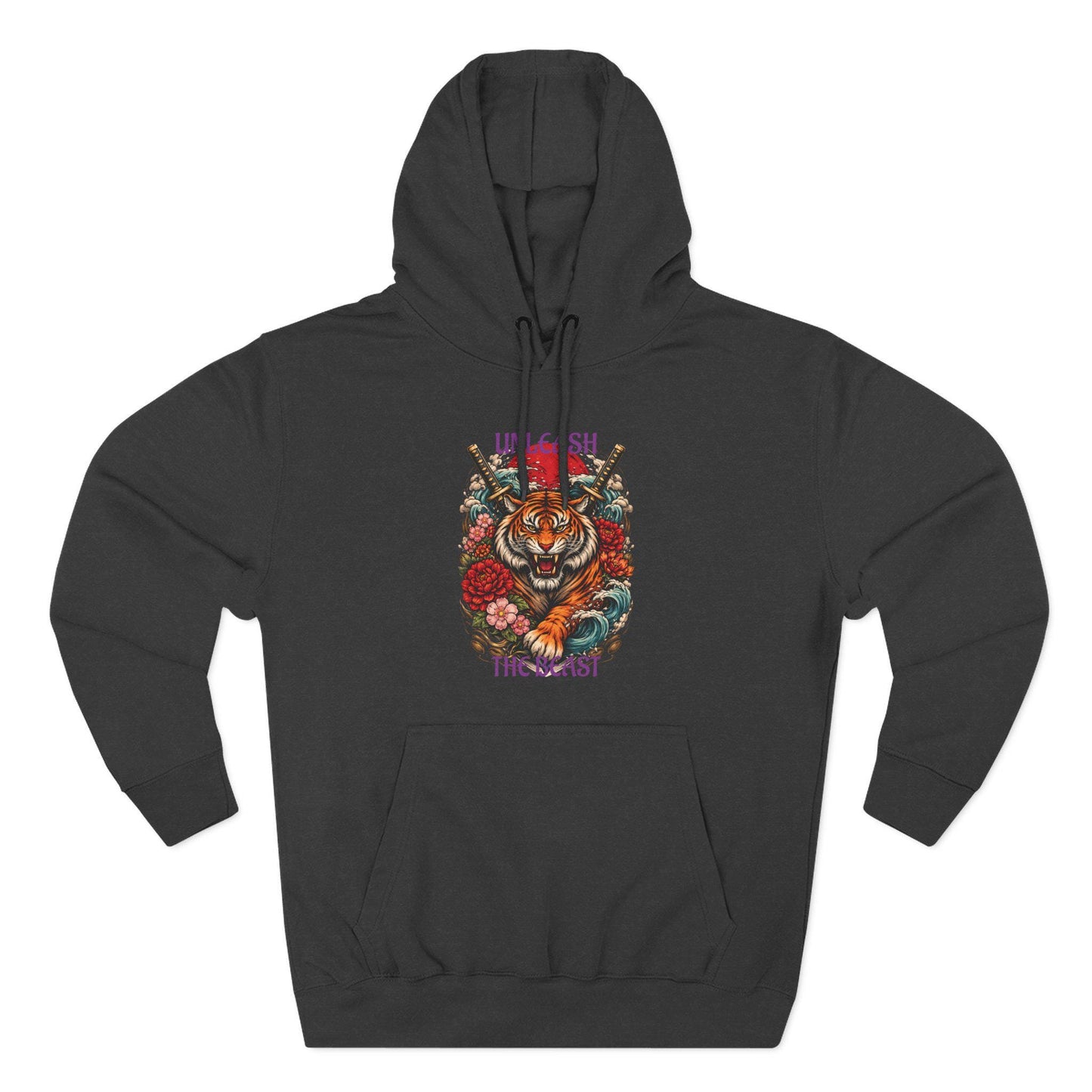 Hoodie Vintage Tiger Floral Let Me Finish The Beast Graphic