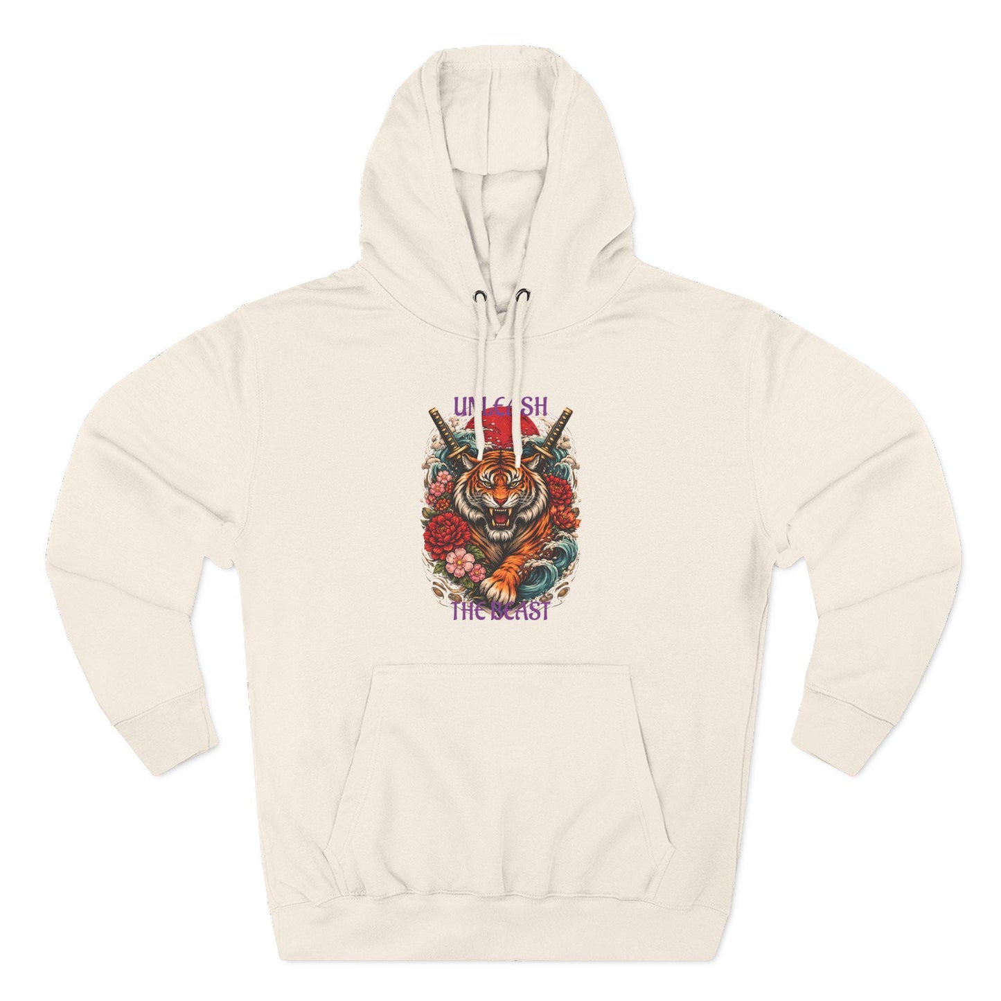 Hoodie Vintage Tiger Floral Let Me Finish The Beast Graphic