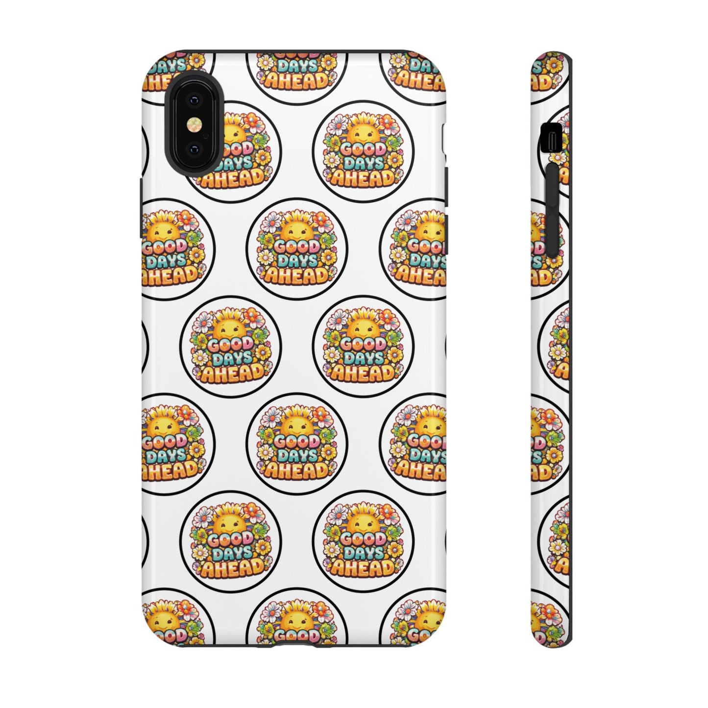 Phone Case Good Days Ahead Retro Sun Pattern