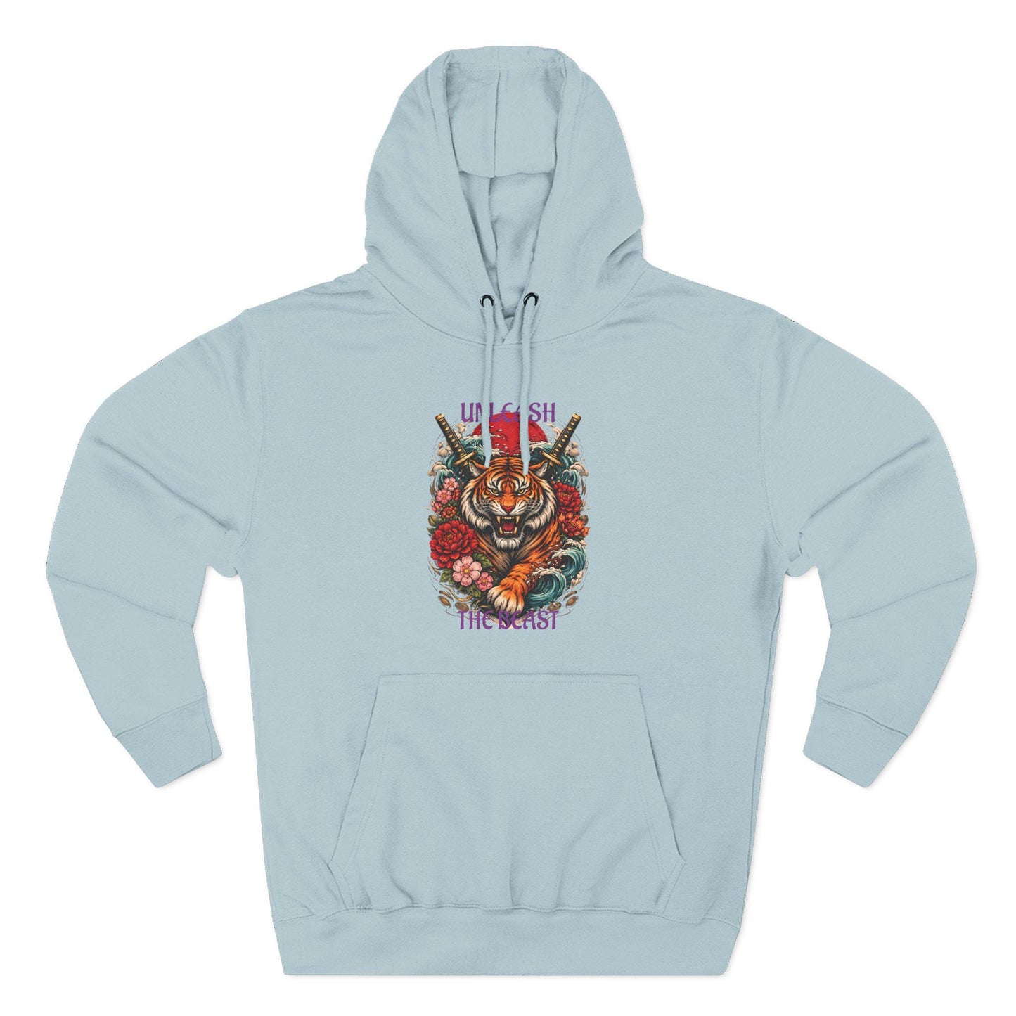 Hoodie Vintage Tiger Floral Let Me Finish The Beast Graphic