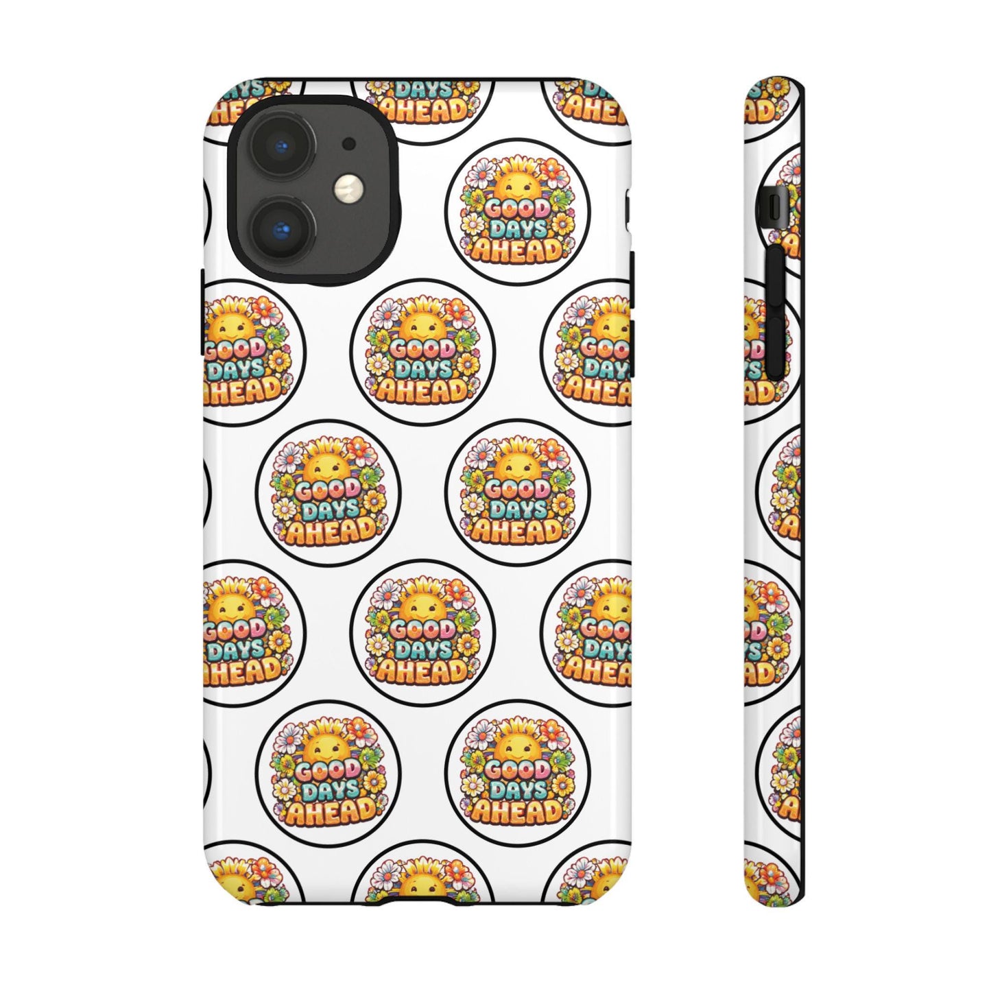 Phone Case Good Days Ahead Retro Sun Pattern