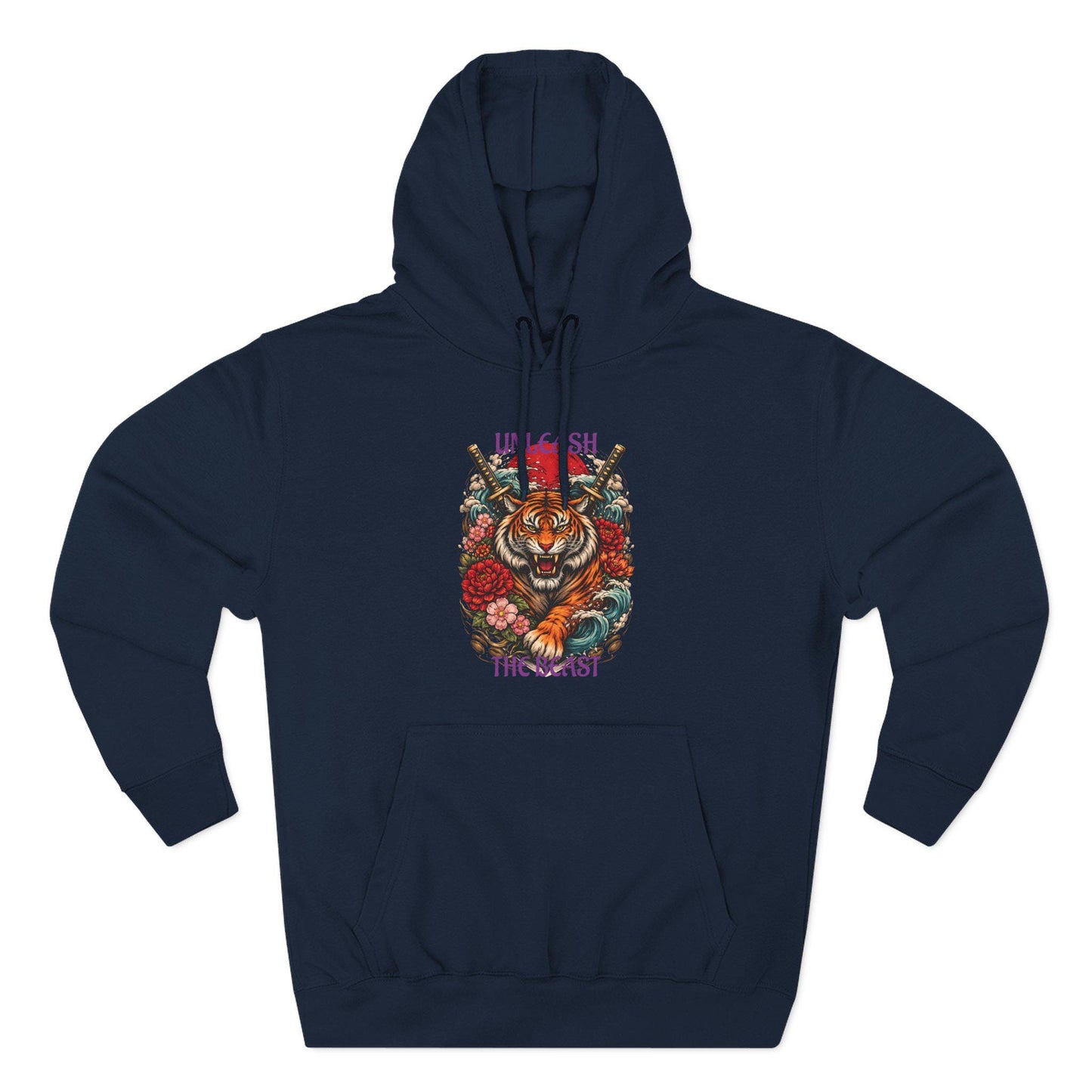 Hoodie Vintage Tiger Floral Let Me Finish The Beast Graphic