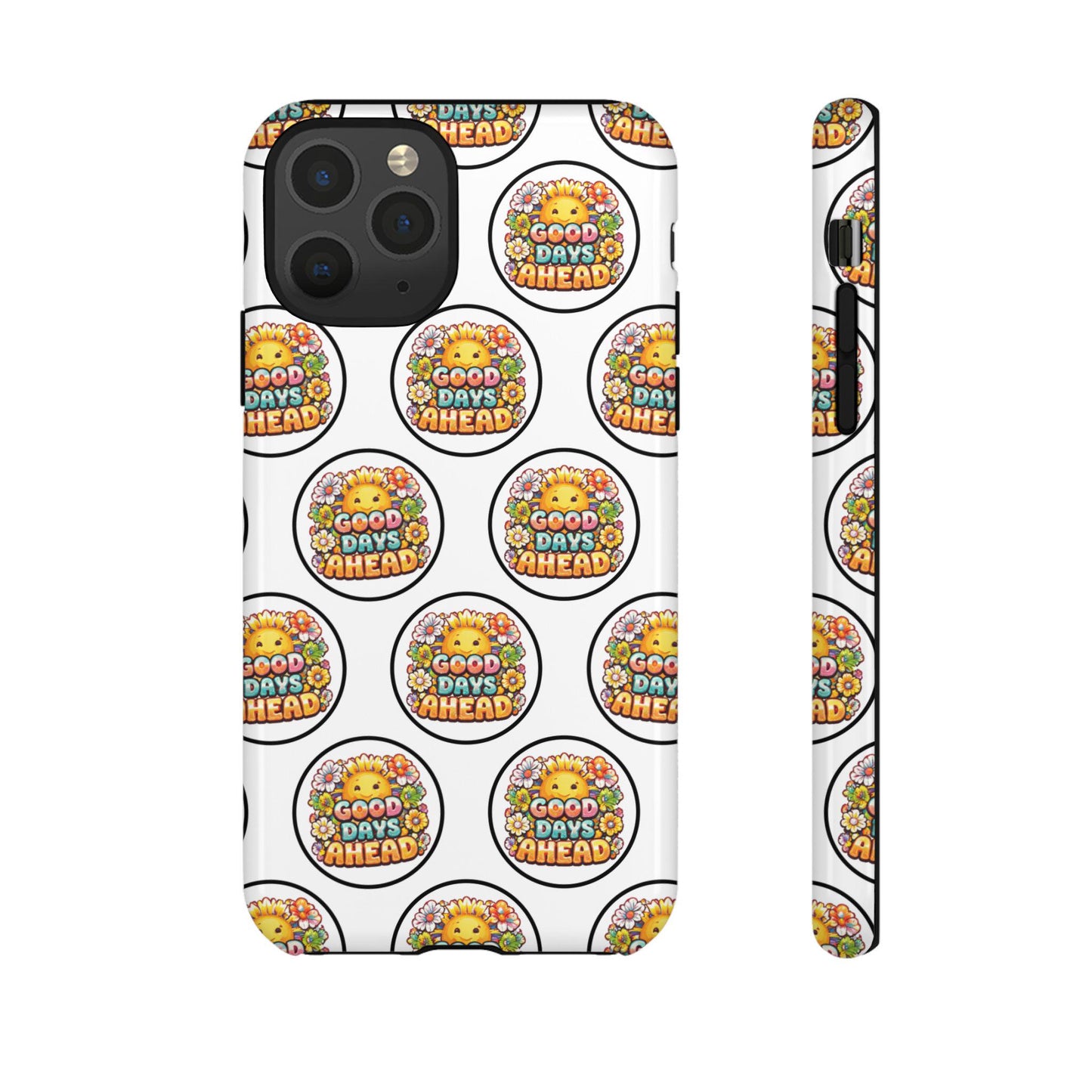 Phone Case Good Days Ahead Retro Sun Pattern