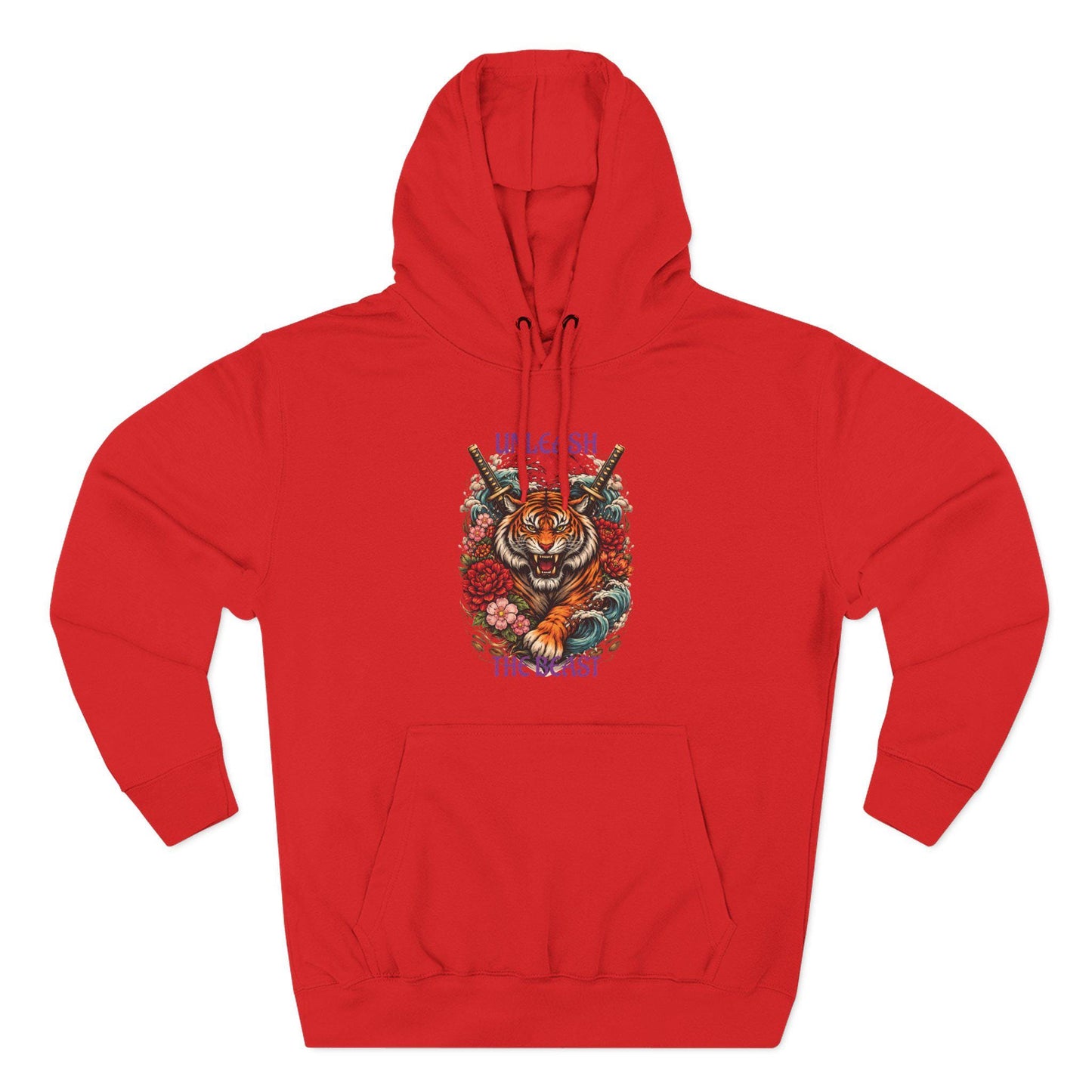 Hoodie Vintage Tiger Floral Let Me Finish The Beast Graphic