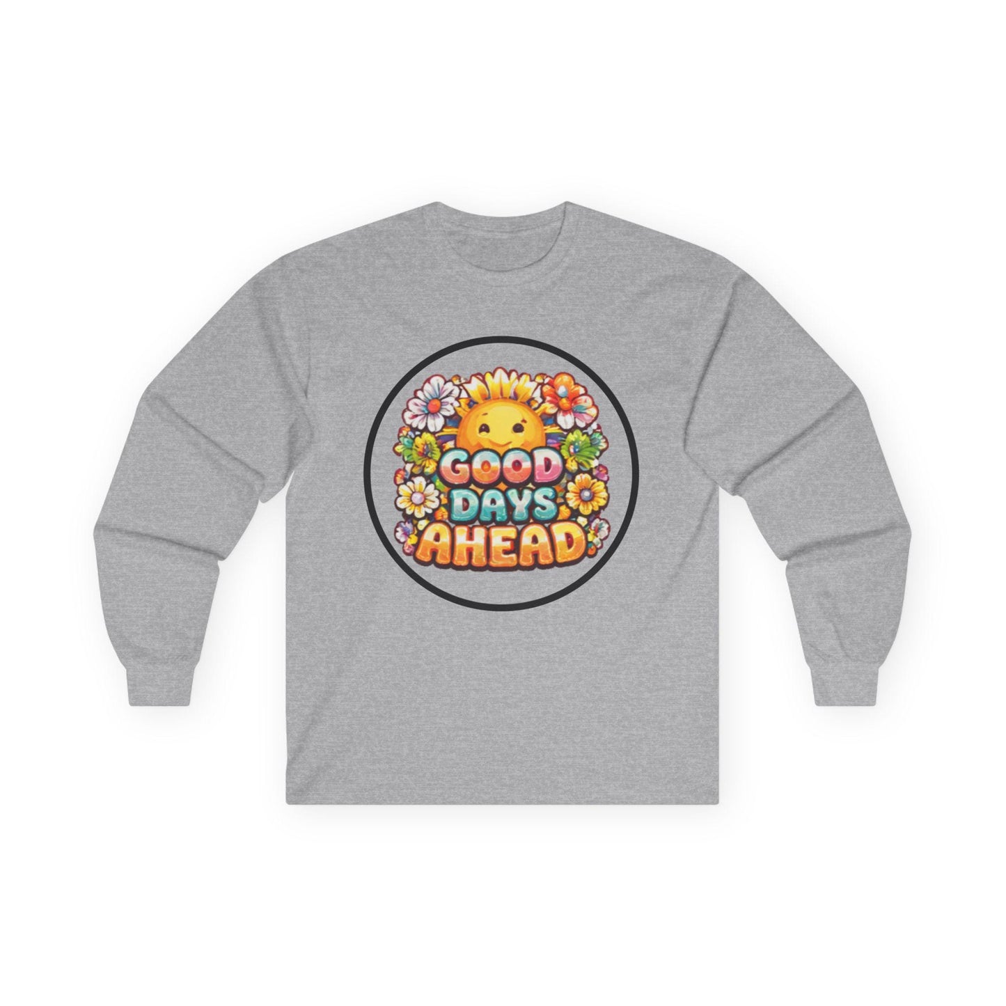 Good Days Ahead Sunshine Floral graphic tee | Long Sleeve Tee