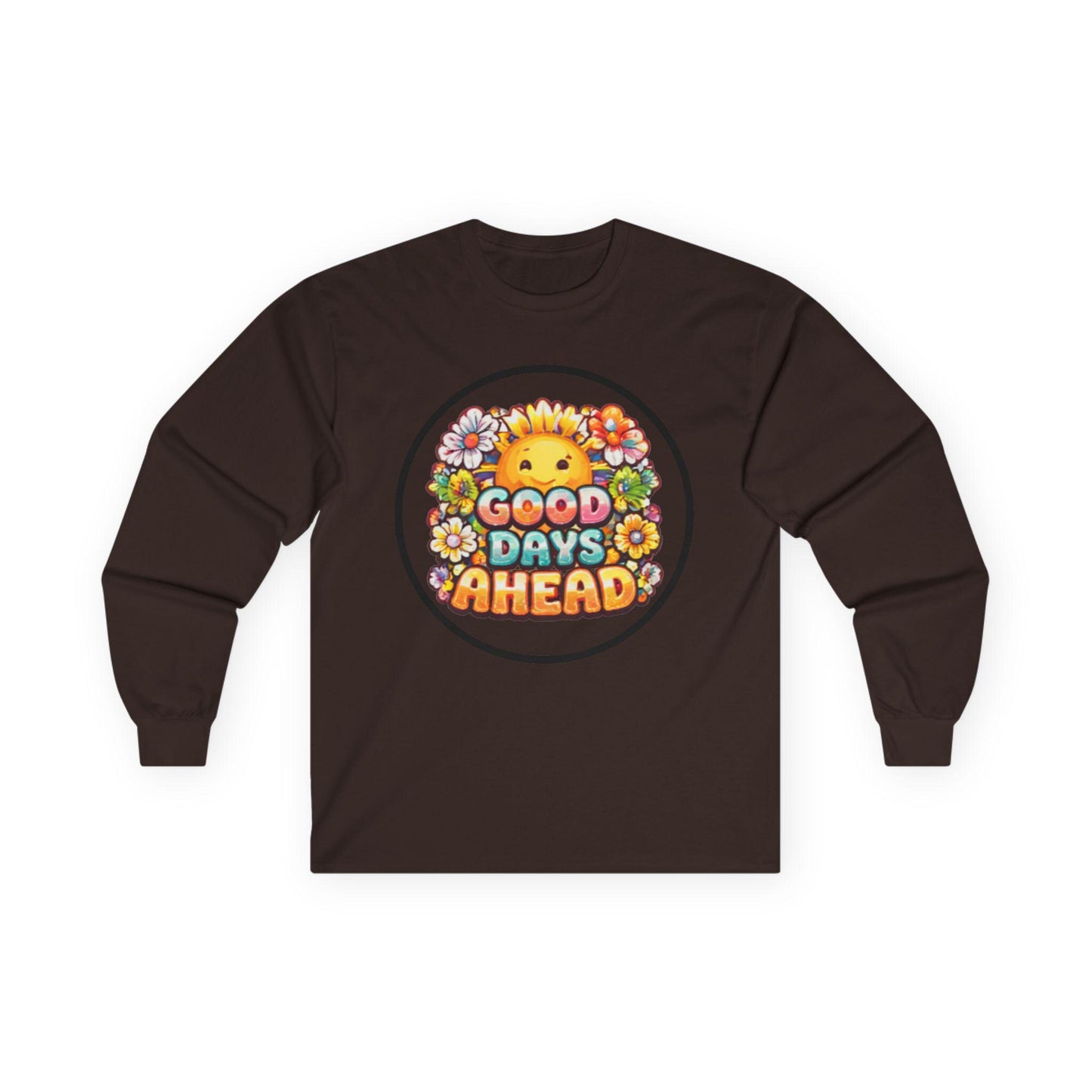Good Days Ahead Sunshine Floral graphic tee | Long Sleeve Tee
