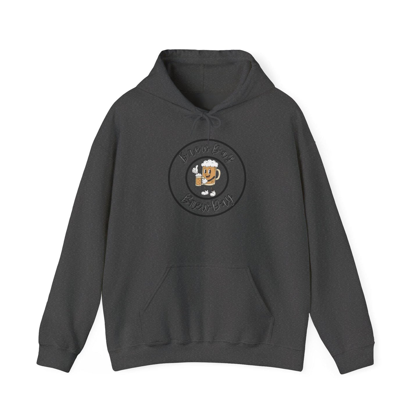 Coffee Cup Cartoon Hoodie | Brew Day Illustration, Cute Coffee Design