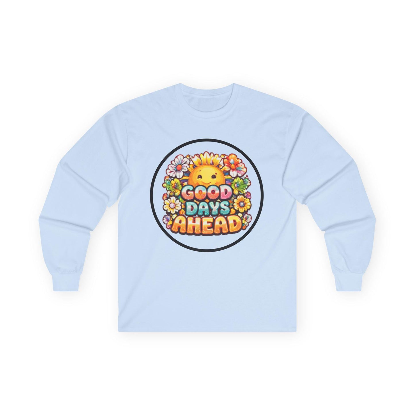 Good Days Ahead Sunshine Floral graphic tee | Long Sleeve Tee