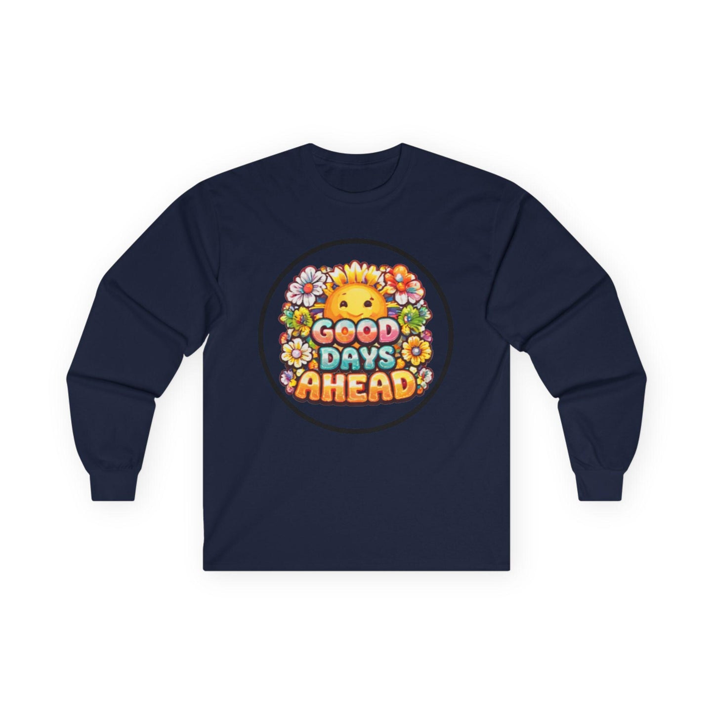 Good Days Ahead Sunshine Floral graphic tee | Long Sleeve Tee