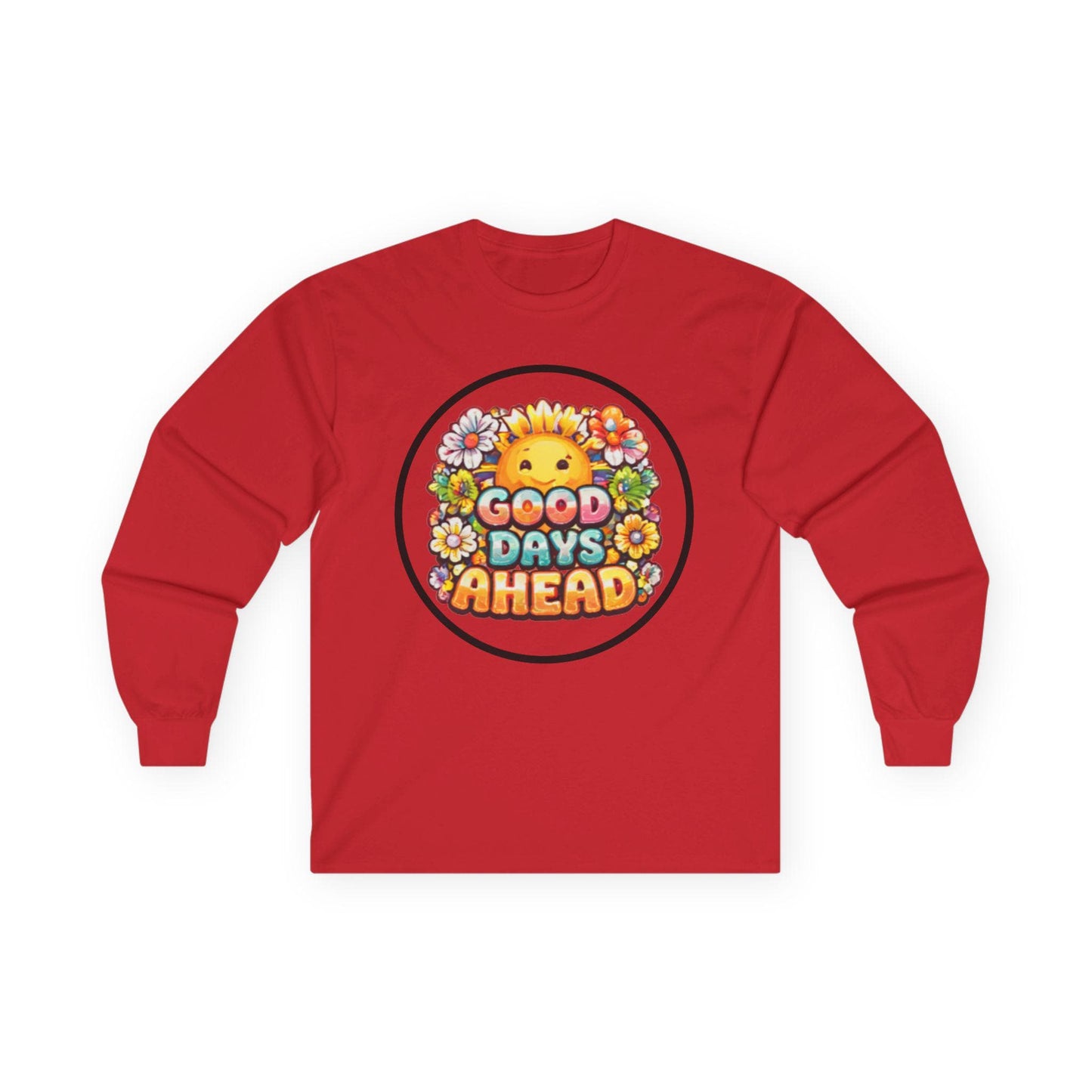 Good Days Ahead Sunshine Floral graphic tee | Long Sleeve Tee
