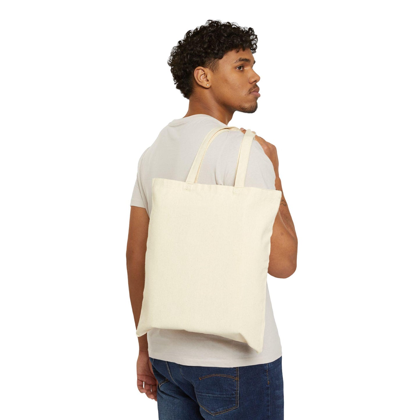 Raw & Real Cotton Canvas Tote Bag