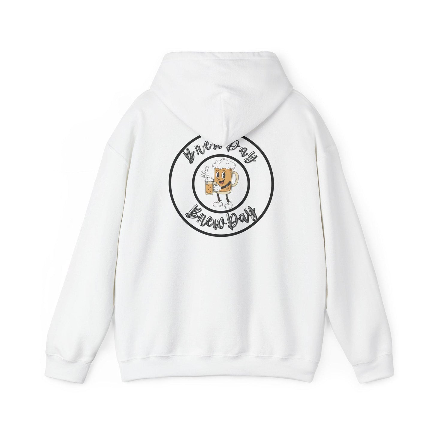 Brew Day Coffee Mug Logo Hoodie - Cozy Embroidered Sweatshirt