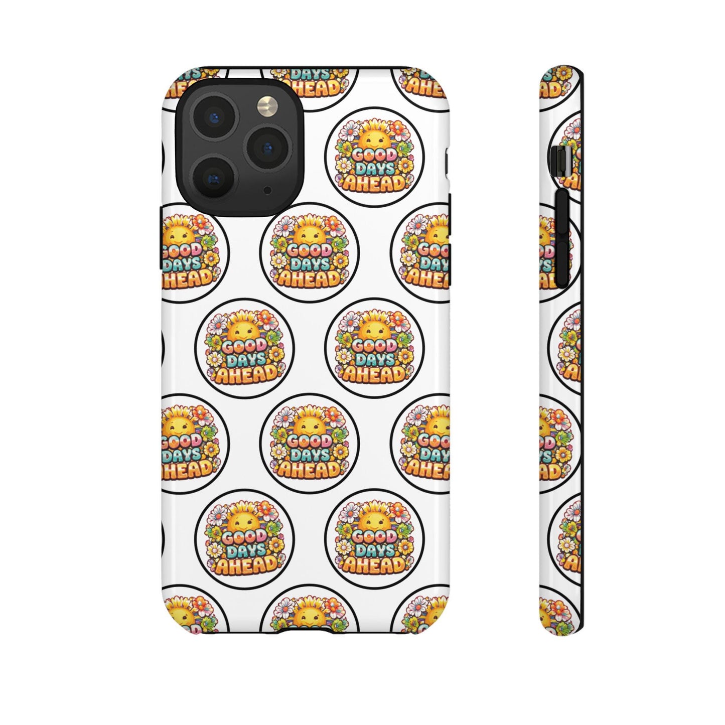 Phone Case Good Days Ahead' Retro Sun Pattern