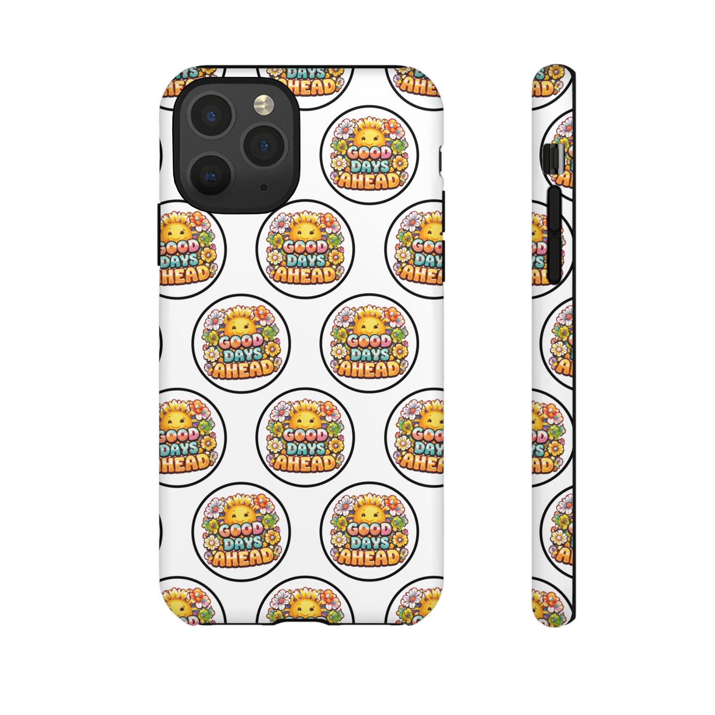 Phone Case Good Days Ahead' Retro Sun Pattern