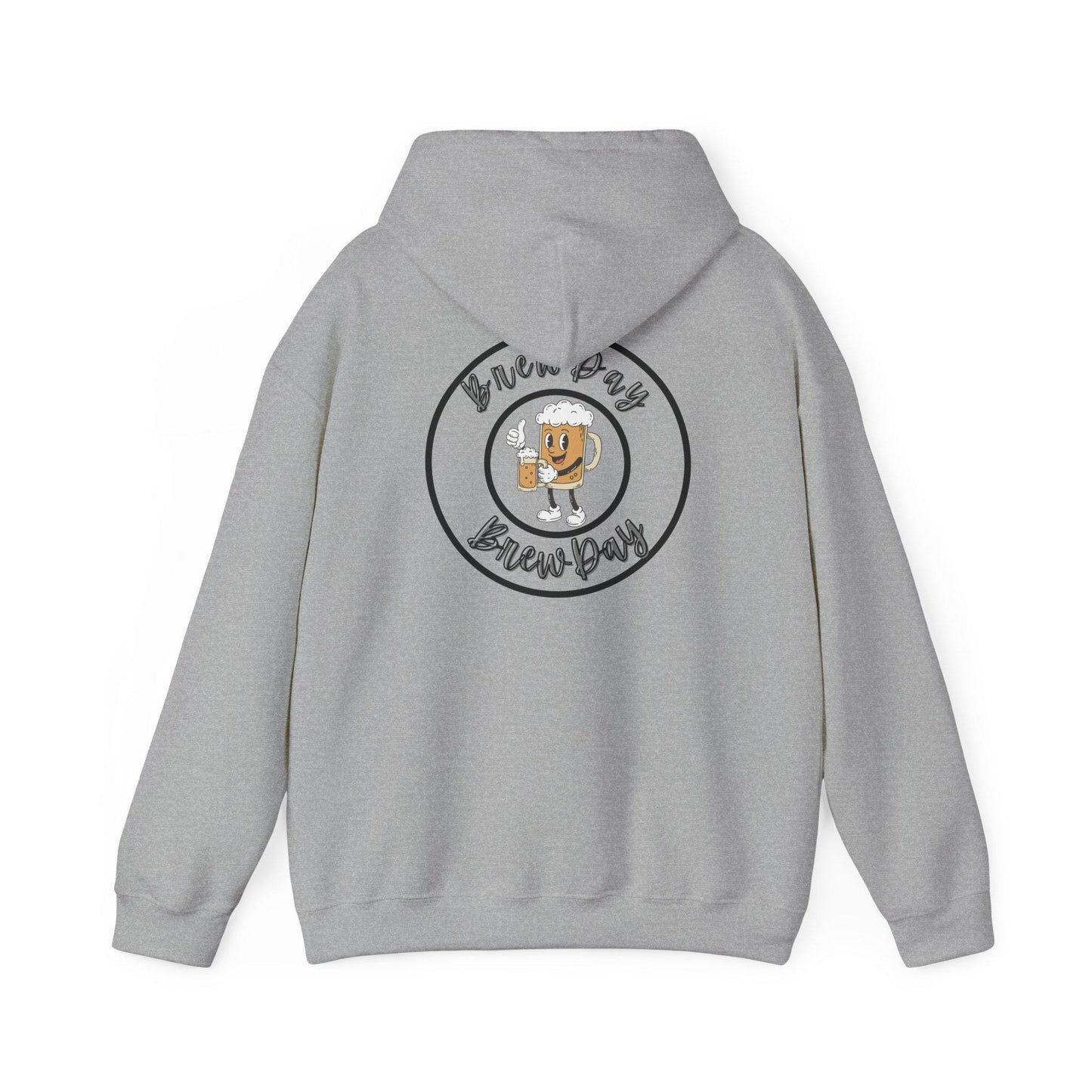 Brew Day Coffee Mug Logo Hoodie - Cozy Embroidered Sweatshirt
