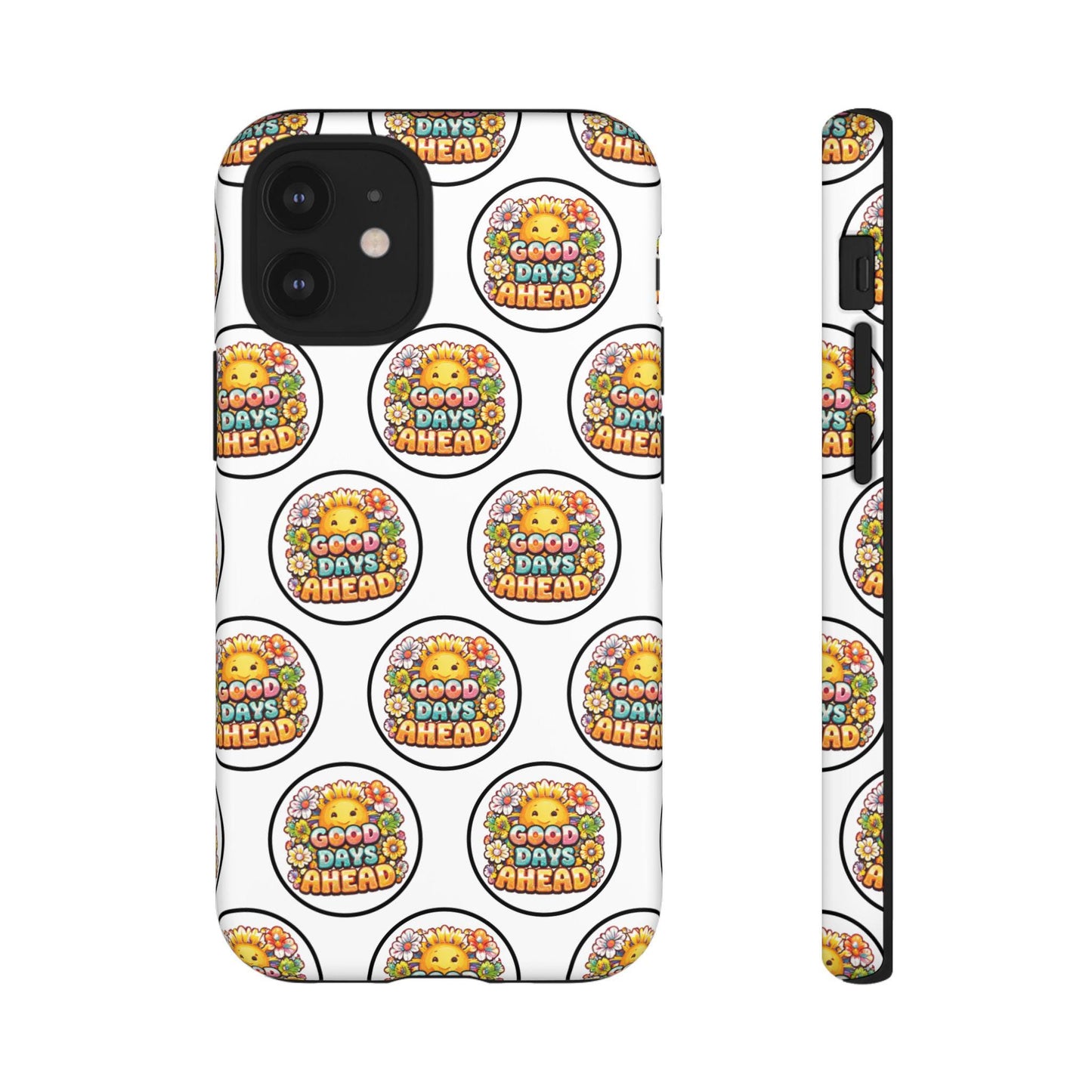 Phone Case Good Days Ahead' Retro Sun Pattern