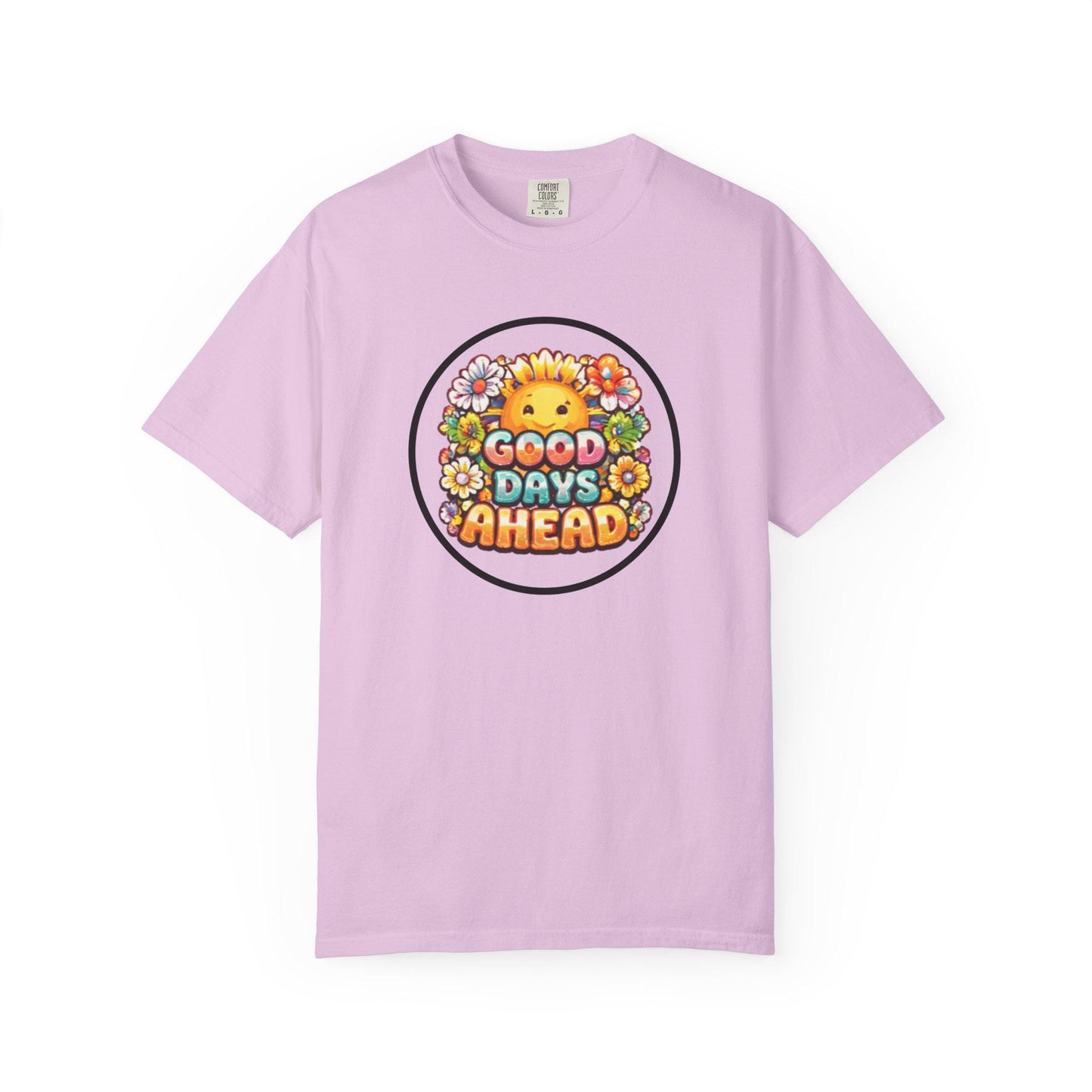 Good Days Ahead T-Shirt  Retro Sunny Floral Positive Vibes Tee