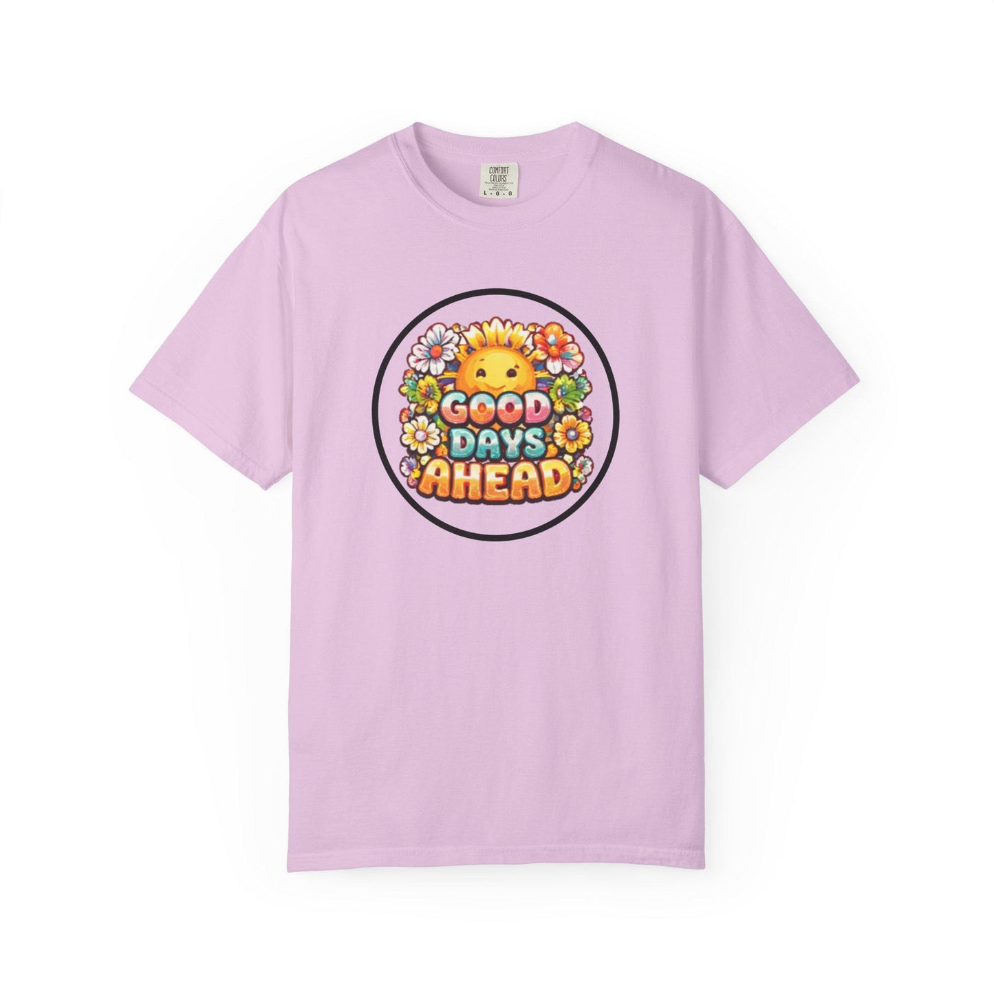 Good Days Ahead T-Shirt  Retro Sunny Floral Positive Vibes Tee