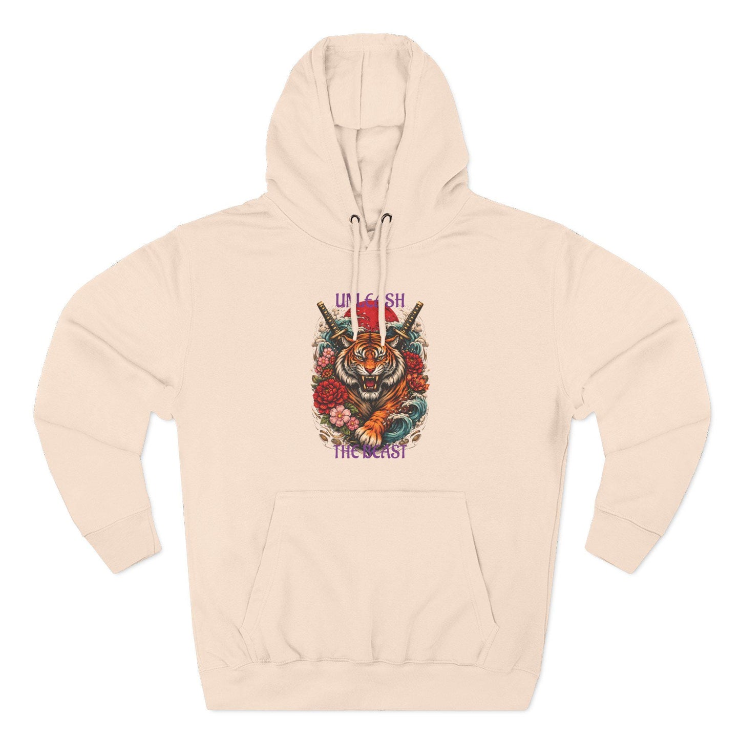 Hoodie Vintage Tiger Floral Let Me Finish The Beast Graphic