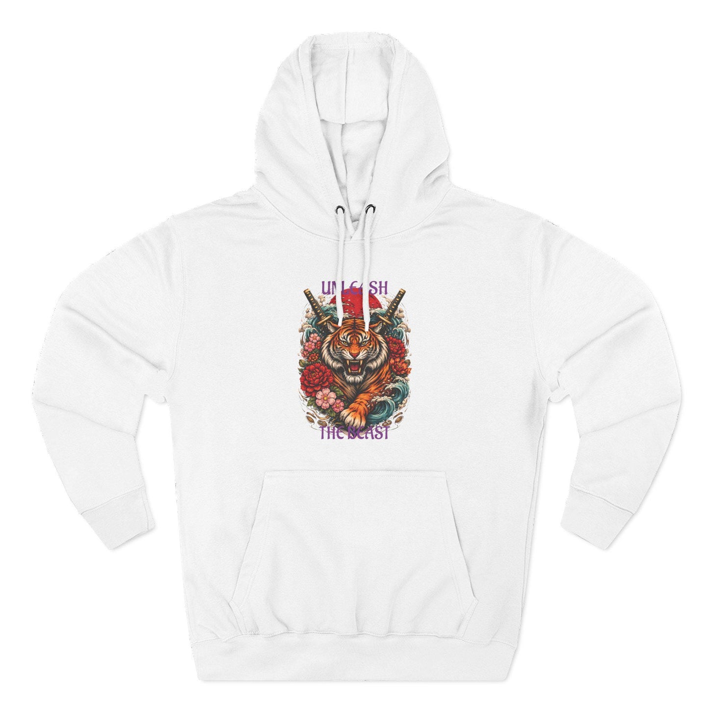 Hoodie Vintage Tiger Floral Let Me Finish The Beast Graphic