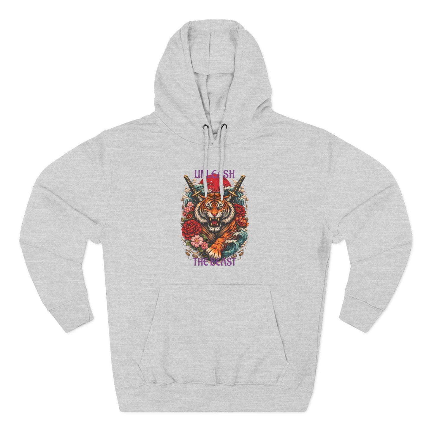 Hoodie Vintage Tiger Floral Let Me Finish The Beast Graphic
