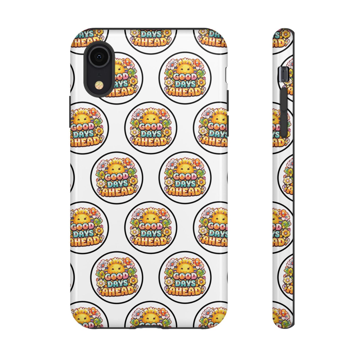Phone Case Good Days Ahead Retro Sun Pattern