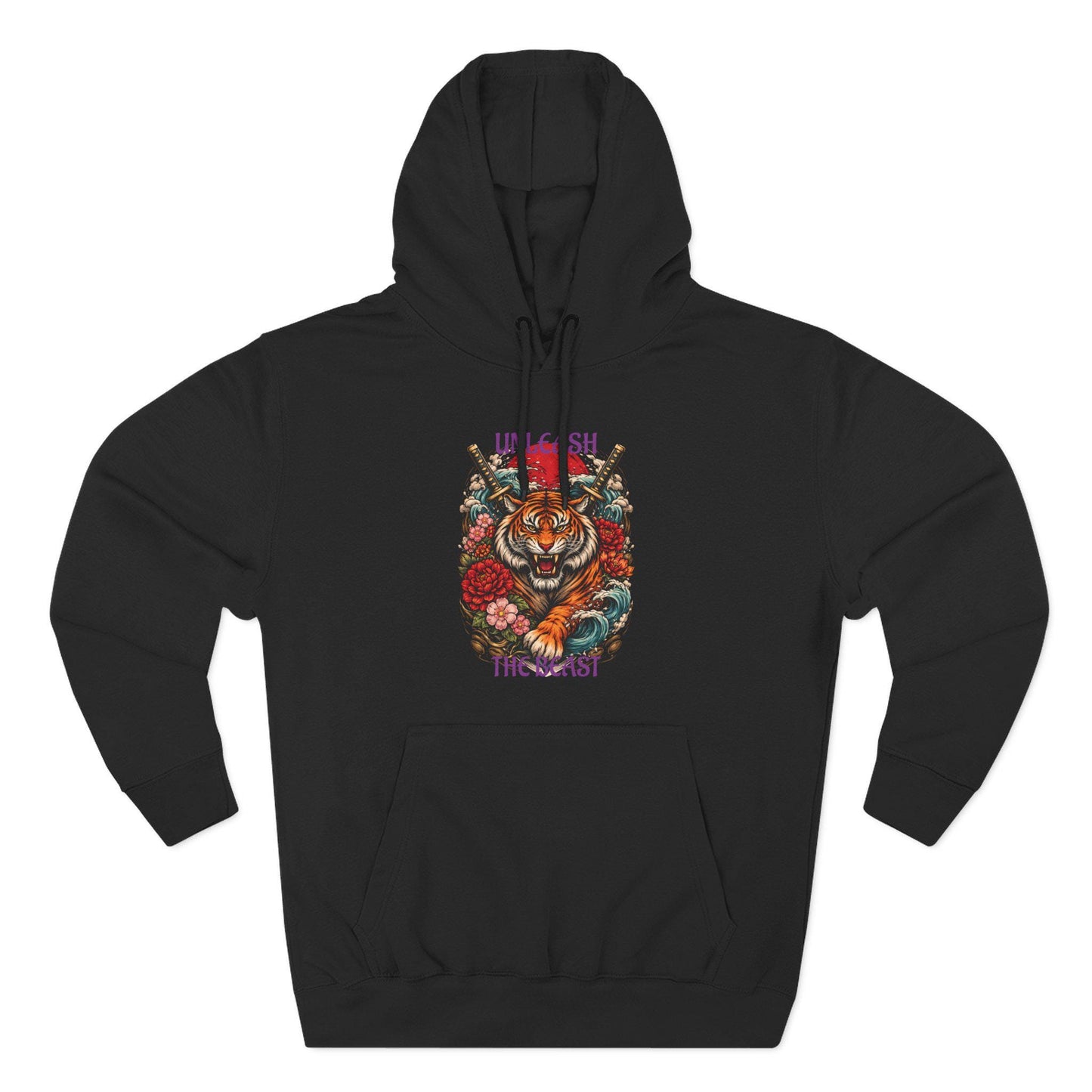 Hoodie Vintage Tiger Floral Let Me Finish The Beast Graphic