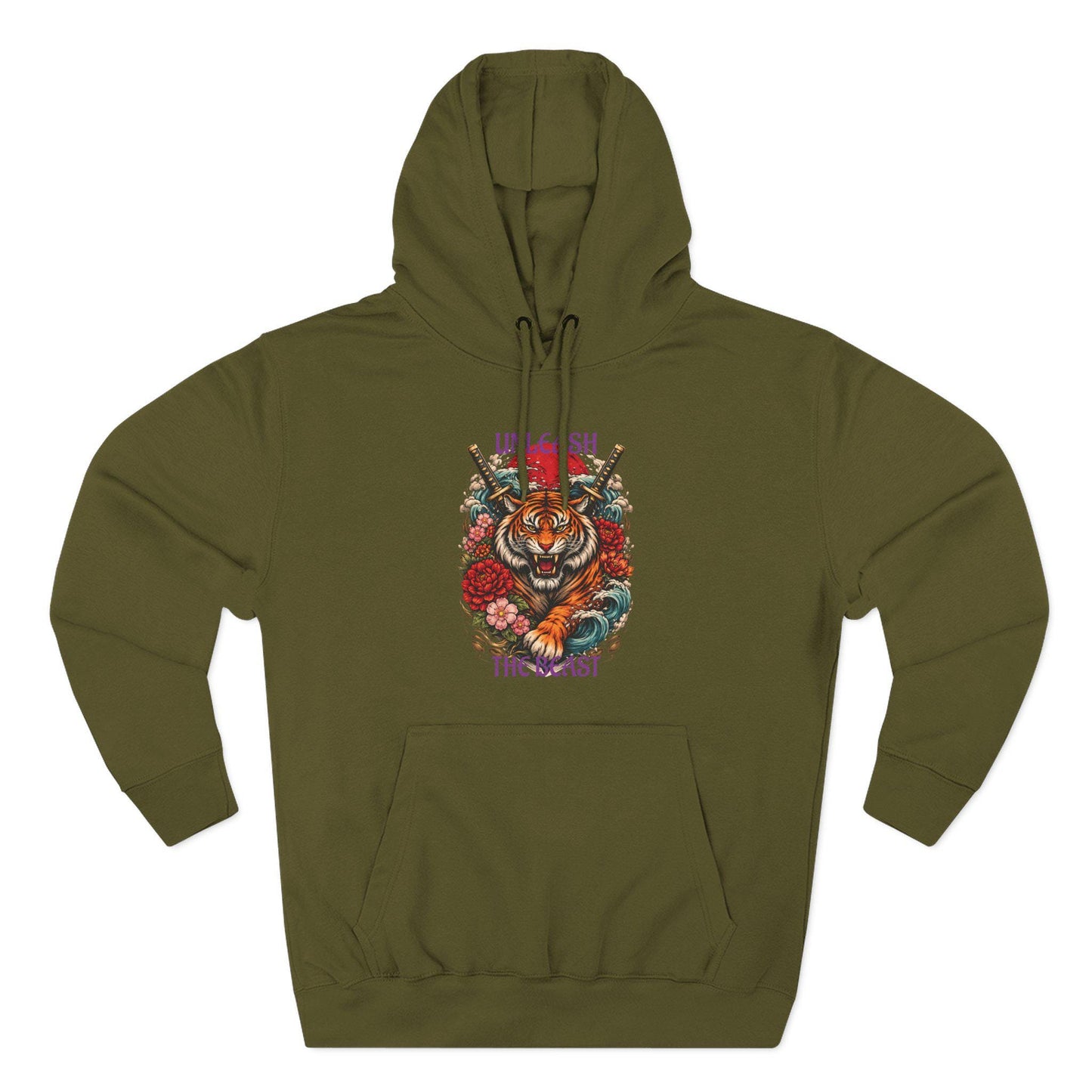 Hoodie Vintage Tiger Floral Let Me Finish The Beast Graphic
