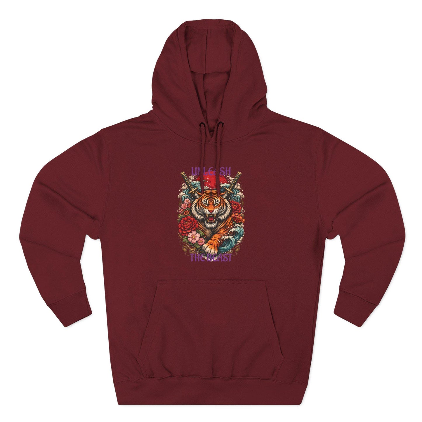 Hoodie Vintage Tiger Floral Let Me Finish The Beast Graphic